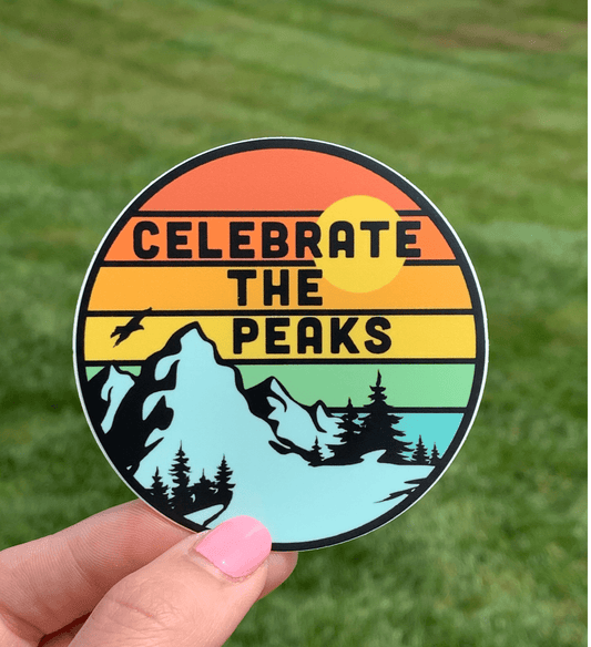 Retro Sunset Sticker