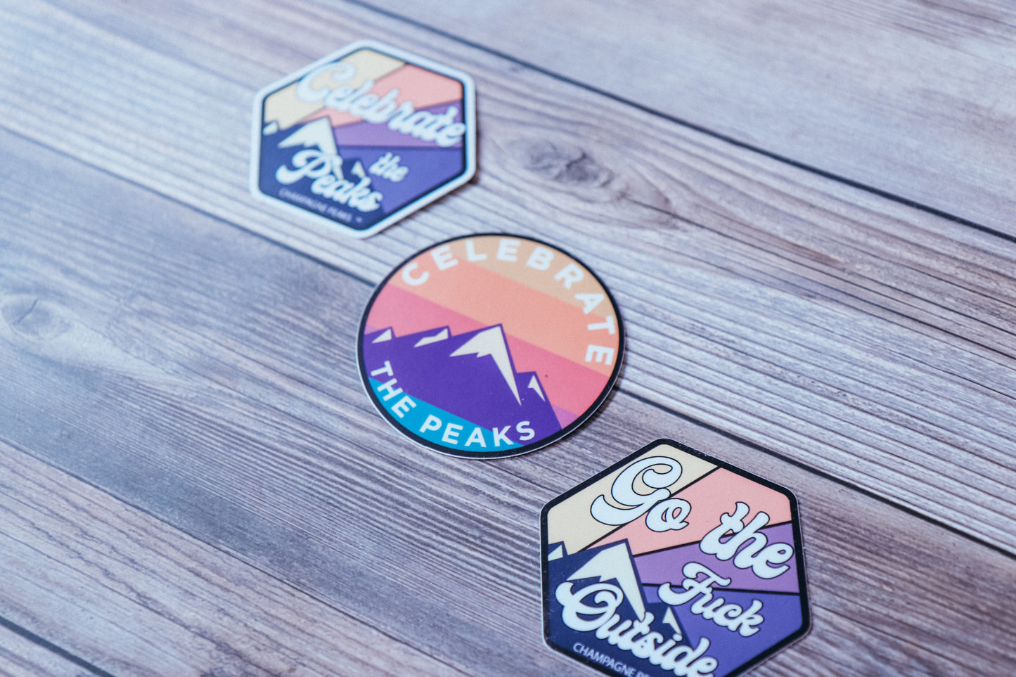 Circle Sunset Sticker